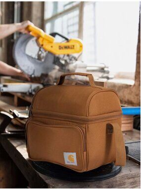 NWT Carhartt Insulated 12 Can Two Compartment Lunch Coole